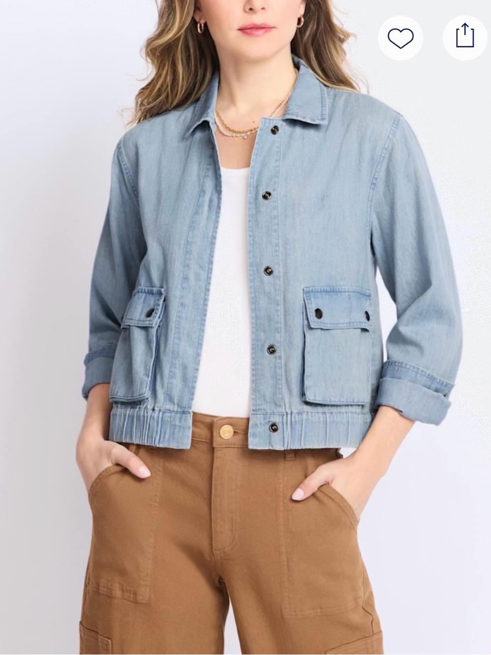 Thread & Supply Jiles Lightweight Blue Denim Jacket